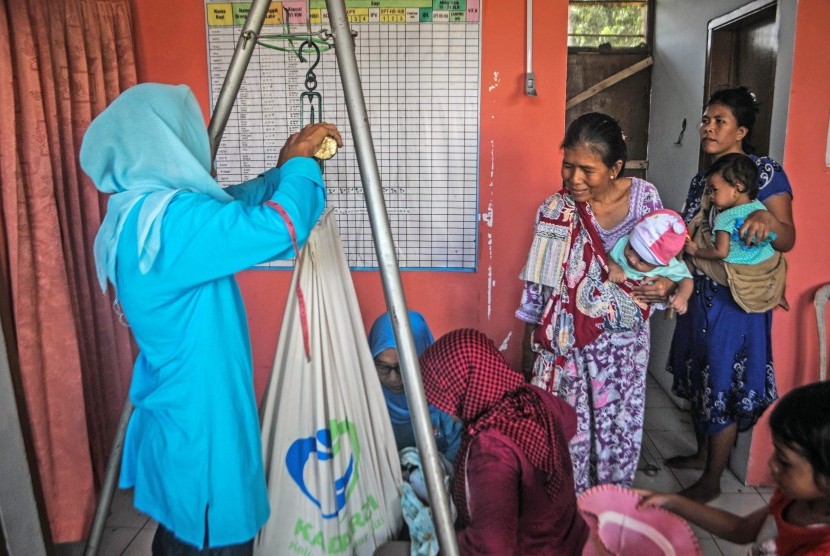 Kematian Ibu dan Anak di Kota Serang Dikhawatirkan Meningkat (ilustrasi posyandu).