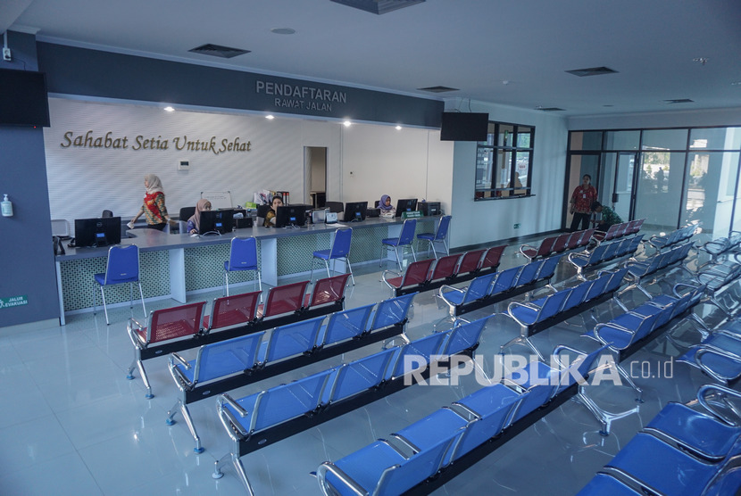 Suasana di Rumah Sakit Umum Daerah (RSUD) Bung Karno, Semanggi, Kota Solo, Jawa Tengah.