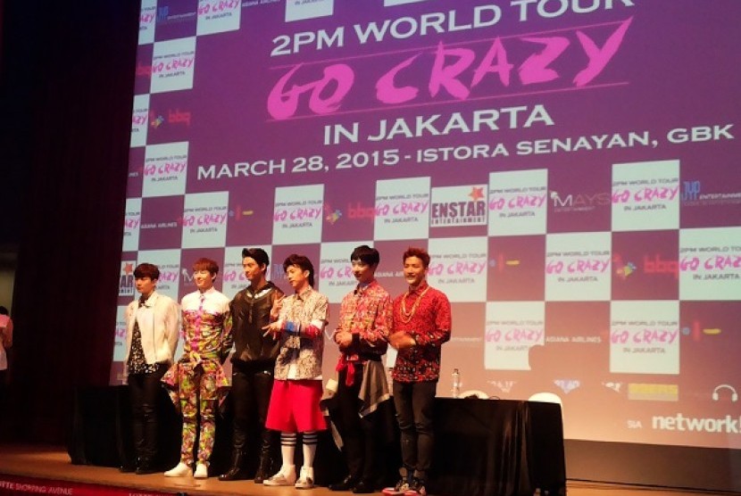 2PM datang ke Jakarta
