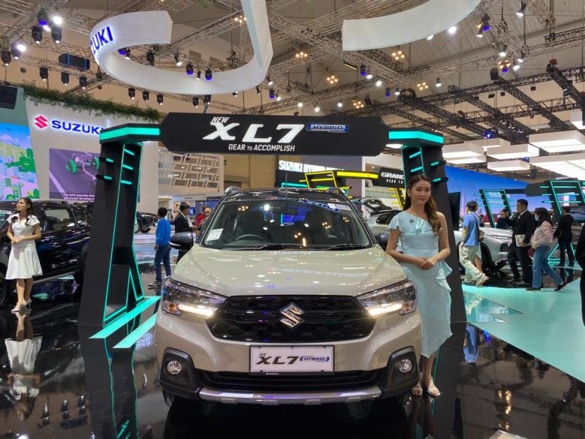New XL7 Hybrid memimpin penjualan PT Suzuki Indomobil Sales (SIS)  di GIIAS 2023 di ICE BSD City, Tangerang.