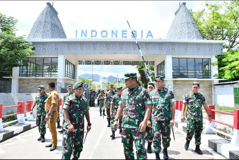 Pos Pengamanan Perbatasan Republik Indonesia-Republik Demokratik Timor Leste (RI-RDTL). 