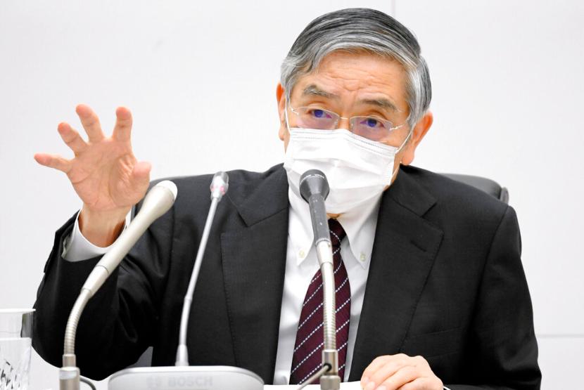 Gubernur Bank of Japan (Bank Sentral Jepang) Haruhiko Kuroda