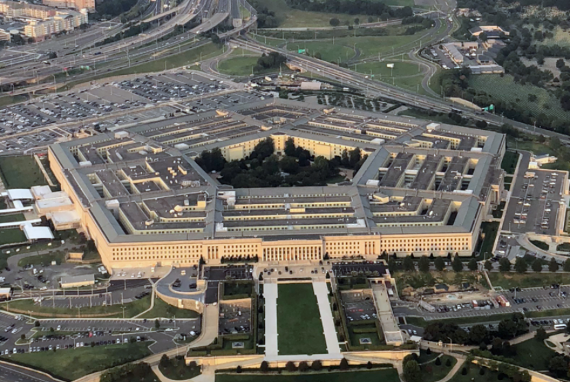 Memo Rahasia Bocor, Pentagon Sebut Covid-19 Sampai 2021. Tampak pemandangan Pentagon dari atas.