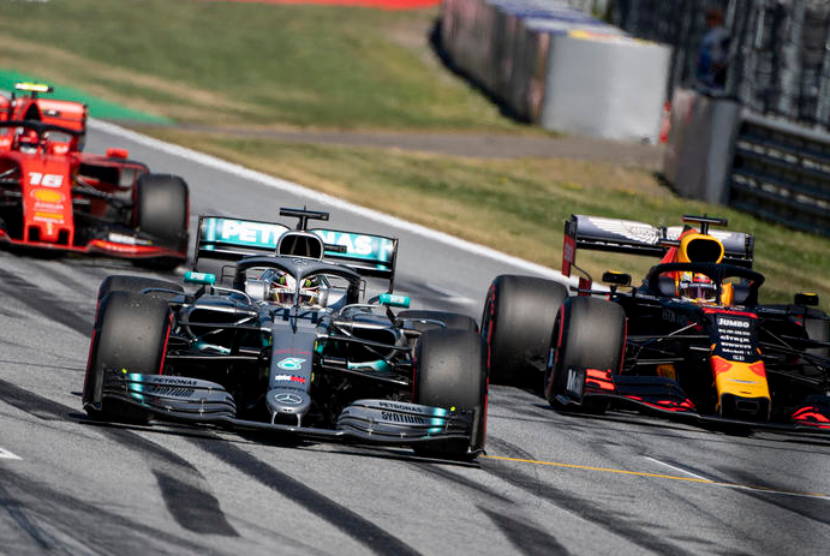 Balap mobil Formula Satu (F1) GP Austria di Sirkuit Spielberg pada 2019.