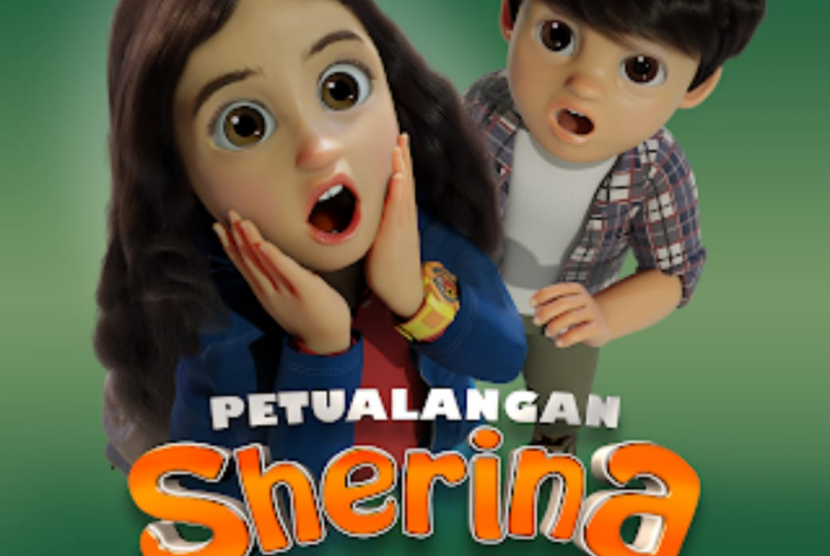 Poster film animasi Petualangan Sherina.