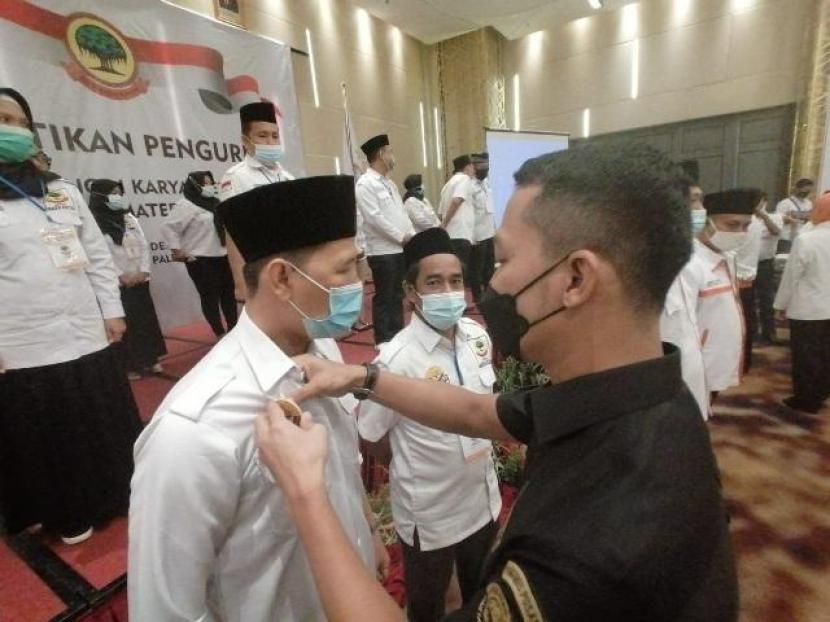Pengurus Wilayah (PW) Angkatan Muda Berkarya (AMPB) Sumatra Selatan (Sumsel) resmi dikukuhkan, Senin (14/12).