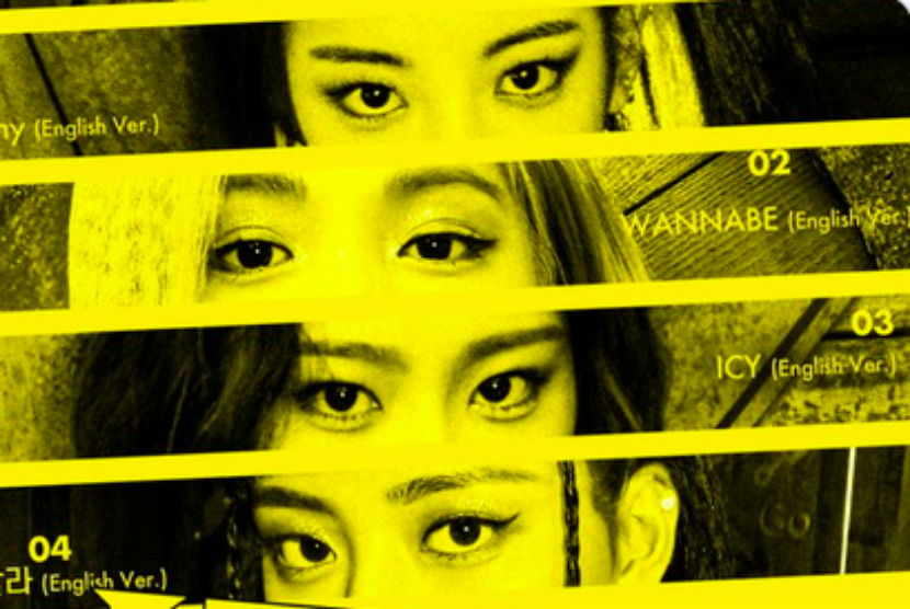 Kaver album Not Shy milik ITZY. Yeji ITZY dianggap salah satu idol Kpop yang mendobrak standar kecantikan di Korea Selatan 