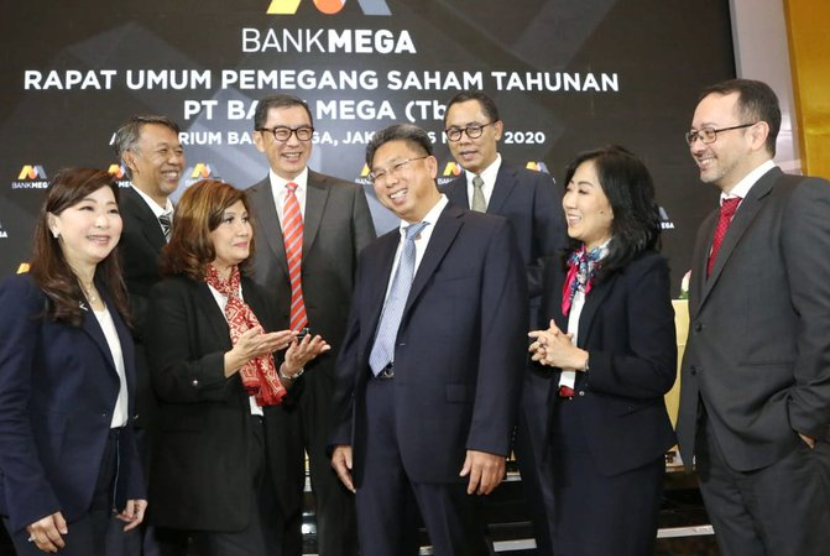 RUPST Bank Mega. PT Bank Mega Tbk (MEGA) menargetkan laba bersih sebesar Rp 3,5 triliun pada tahun ini. 