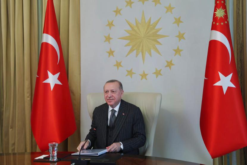 Partai Ini Setuju Danai Masjid Erdogan di Prancis. Foto:   Presiden Turki Recep Tayyip Erdogan