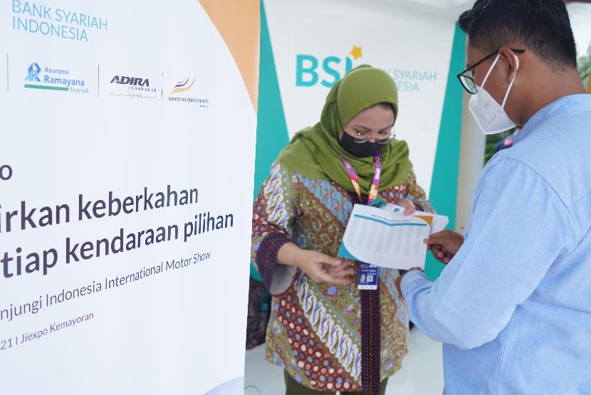 Bank Syariah Indonesia Tbk (BSI) menggelar pameran bertajuk Life with BSI Expo di Surabaya. Ilustrasi.