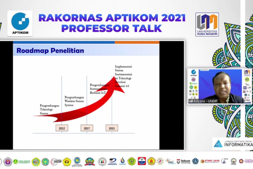 Di hari ke-4 ini, Aptikom menyajikan kegiatan “Profesor Talk” Kamis (4/11).