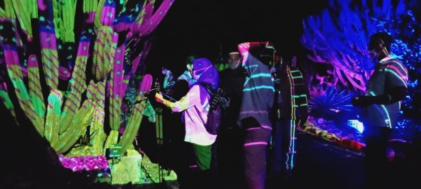Badan Riset dan inovasi Nasional (BRIN) bersama sejumlah pihak lintas bidang Organisasi Riset (OR) dan peneliti IPB University, melakukan penelitian dampak cahaya buatan dari wisata malam GLOW, terhadap flora dan fauna yang ada di Kebun Raya Bogor (KRB).