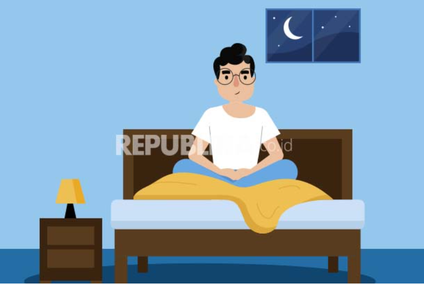 Kebiasaan tidur yang dapat melemahkan imunitas tubuh. (ilustrasi)