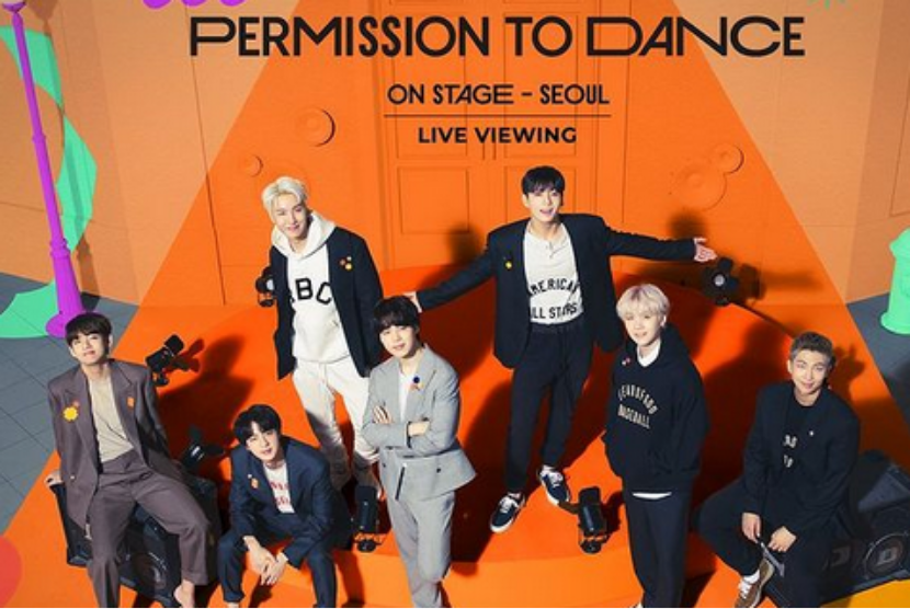 BTS akan menggelar konser Permission To Dance On Stage-Seoul pada 12 Maret 2022. Konser akan disiarkan secara langsung di tiga bioskop Indonesia.