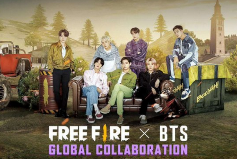 Garena mengumumkan bahwa BTS telah menjadi global brand ambassador resmi untuk gim Free Fire.