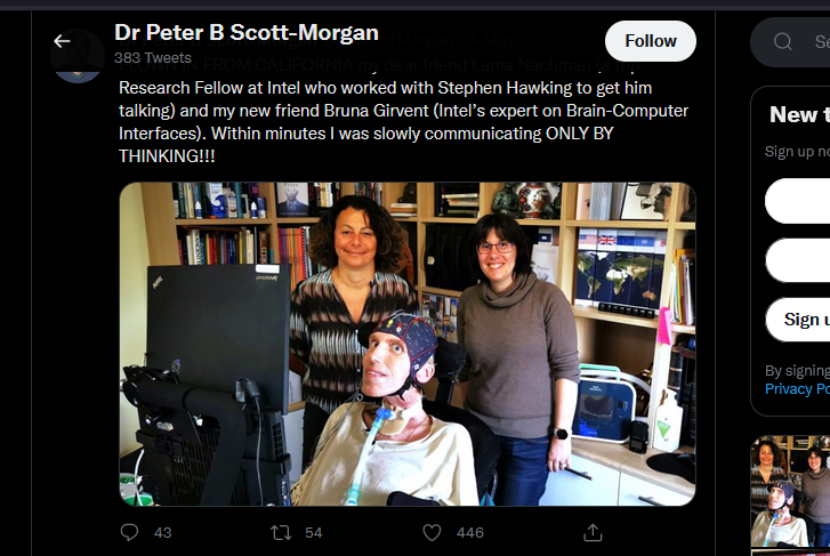 Manusia cyborg pertama di dunia, Dr Peter Scott-Morgan, diumumkan meninggal di usia 64 tahun pada 15 Juni 2022. 