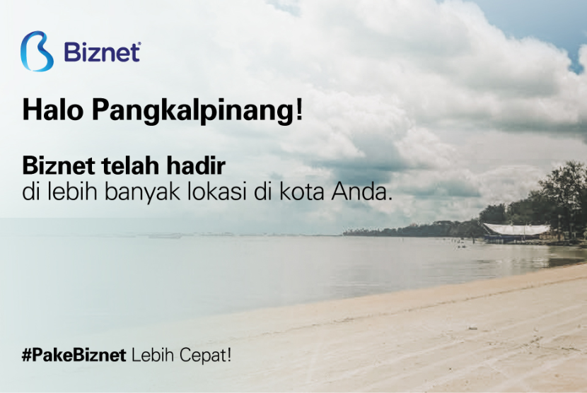 Untuk memenuhi kebutuhan koneksi Internet untuk masyarakat, Biznet sebagai perusahaan infrastruktur digital terintegrasi di Indonesia secara resmi telah melakukan perluasan jaringan di Pulau Bangka yaitu Kota Pangkalpinang dan Kabupaten Sungai Liat. 