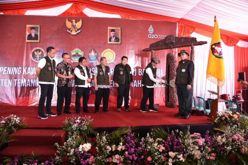 BNPT meresmikan Kawasan Terpadu Nusantara (KTN) dan Warung NKRI di Temanggung, Jawa Tengah.