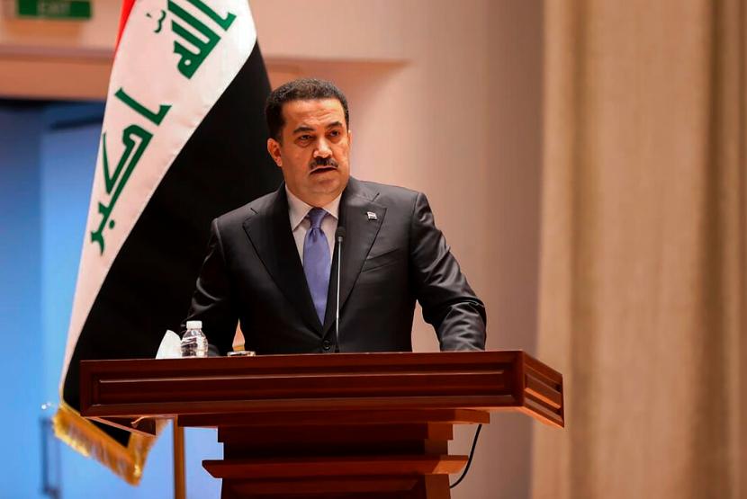 Presiden Mesir Abdel Fattah el-Sissi mengadakan pembicaraan dengan Perdana Menteri Irak Mohammed Shia al-Sudani di Kairo 