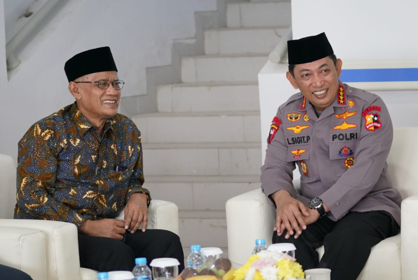 Kapolri Jenderal Listyo Sigit Prabowo menghadiri peresmian Rumah Sakit Muhammadiyah Bandung Selatan (RSMBS) pada Kamis (3/11/2022). 