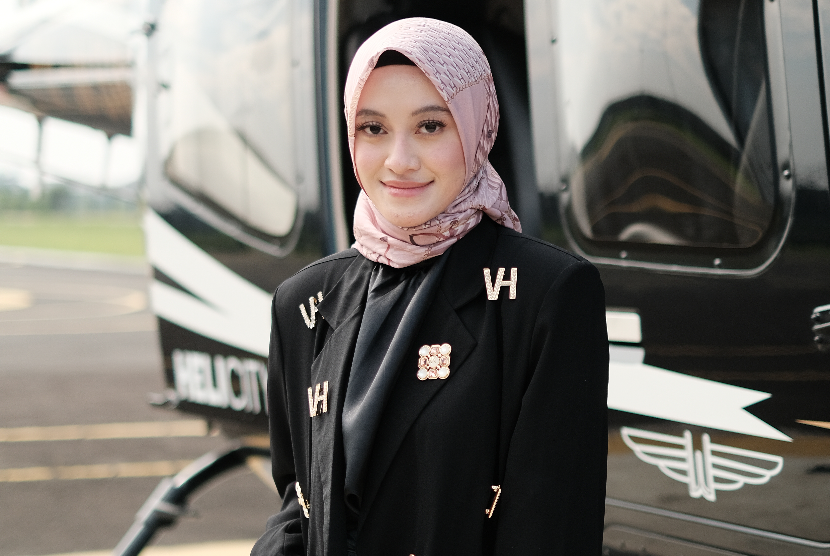 Founder jenama fashion Muslim Vanilla Hijab, Atina Maulia. Atina mengungkapkan salah satu kendala dalam berbisnis hijab adalah cermat mengamati perkembangan tren.