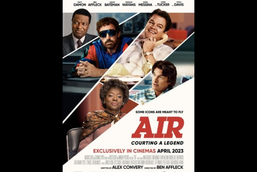 Poster film Air yang dibintangi dan disutradarai Ben Affleck.