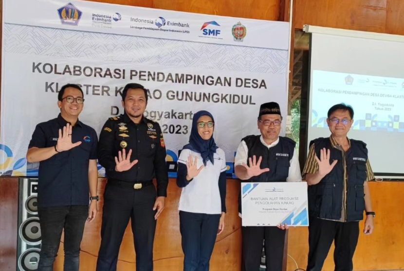 Di Yogyakarta, Bea Cukai berkolaborasi dengan Lembaga Pembiayaan Ekspor Indonesia (LPEI) atau Indonesia Eximbank memberikan asistensi ekspor di Omah Kakao Nglanggeran, pada Mei 2023 lalu. 