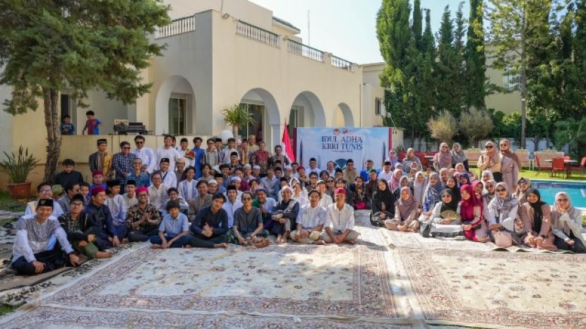Sholat Idul Adha di KBRI Tunis dihadiri WNI yang mayoritas mahasiswa