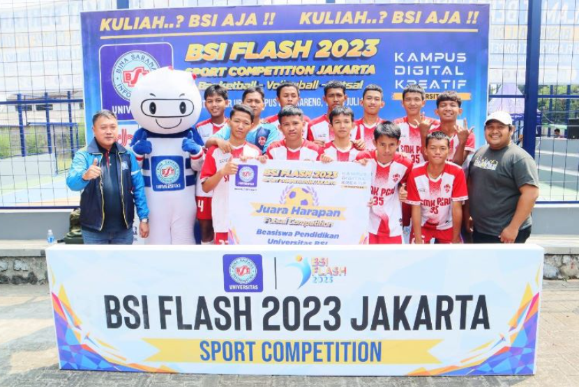 SMK PGR 35 Jakarta harus puas dengan gelar harapan yang ia dapatkan pada Futsal Competition BSI Flash (Festival & Liga Antar Sekolah) 2023 DKI Jakarta.