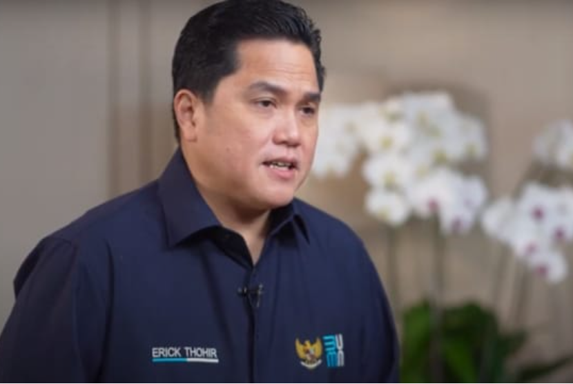 Menteri BUMN  Erick Thohir. Menteri BUMN Erick Thohir menyiapkan solusi penyelesaian utang PT Istaka Karya (Persero). 