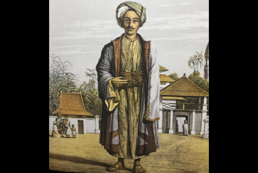 Model gaya pakaian santri di Jawa di masa lalu.
