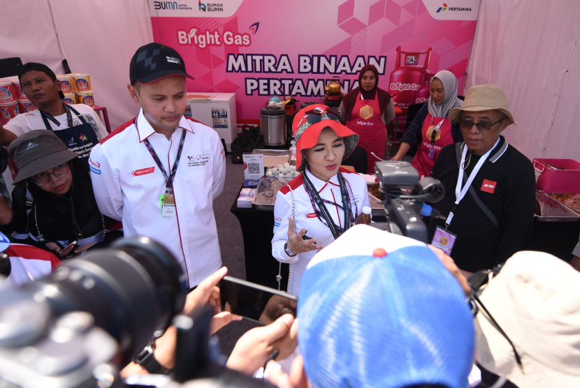 Direktur Utama PT Pertamina (Persero) Nicke Widyawati memberi apresiasi atas dukungan seluruh pihak untuk Pertamina Grand Prix of Indonesia 2023.