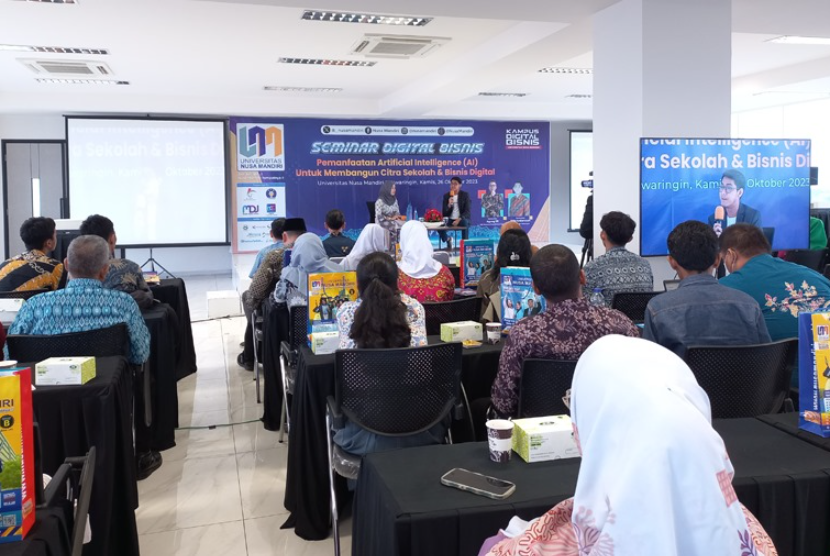 Kampus Digital Bisnis Universitas Nusa Mandiri (UNM) hadir membawa solusi dengan menyelenggarakan kegiatan Seminar Digital Bisnis.