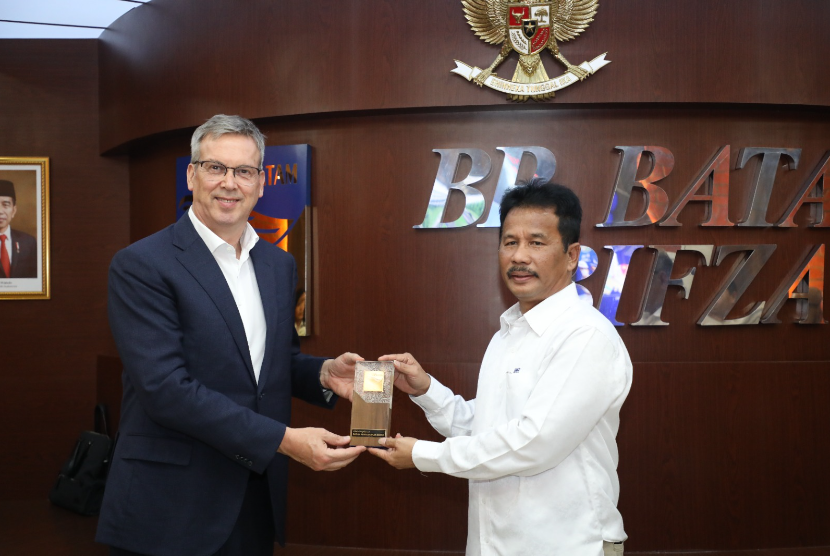 BP Batam menerima kunjungan kerja Duta Besar Uni Eropa untuk Indonesia dan Brunei Darussalam, Vincent Piket, Selasa (4/7/2023).