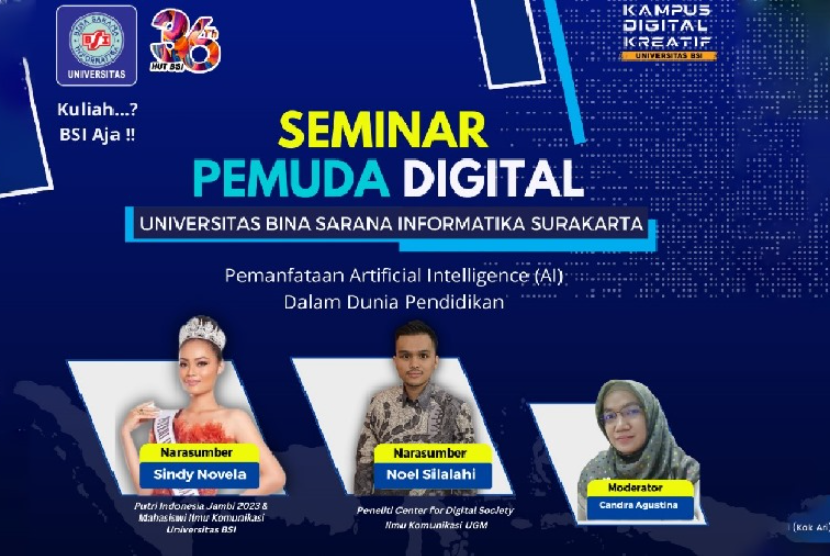 Universitas BSI Solo Siap Hadirkan Seminar Pemuda Digital Pemanfaatan ...