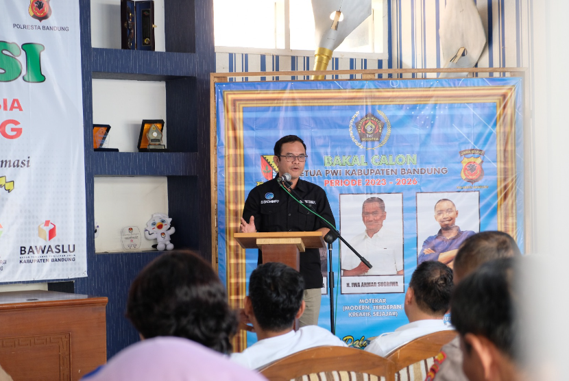 Konferensi PWI Kabupaten Bandung tahun 2023 digelar di Sekretariat PWI Kabupaten Bandung, Selasa (14/11/2023).