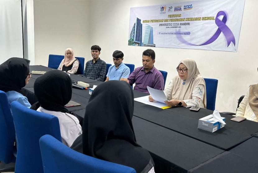  Kampus Digital Bisnis Universitas Nusa Mandiri (UNM) telah resmi menetapkan Tim Satgas Pencegahan dan Penanganan Kekerasan Seksual (PPKS) pada Senin (6/11/2023) lalu di Nusa Mandiri Tower Jatiwaringin.