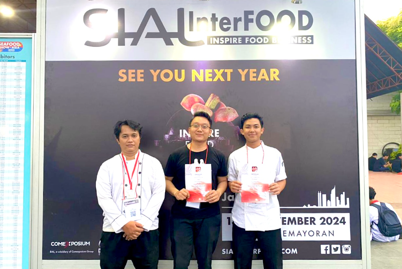 Swiss-Belinn Airport Jakarta mengirimkan tiga chef terbaik mereka mengikuti ajang kompetisi masak yang bergengsi di Indonesia SIAL InterFood di Kemayoran, Jakarta.