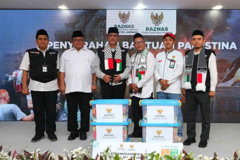 Badan Amil Zakat Nasional (Baznas) RI menerima penyaluran infak kemanusiaan Palestina sebesar Rp 518.496.800 dari Baznas Kabupaten Jombang, Jawa Timur.