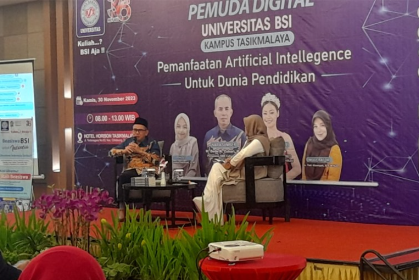 Seminar Pemuda Digital yang digelar Universitas BSI (Bina Sarana Informatika) kampus Tasikmalaya di Hotel Horison pada Kamis (30/11/2023) mencatat keberhasilan.