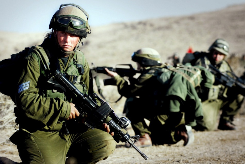 Tentara wanita Israel Defense Force (IDF). 