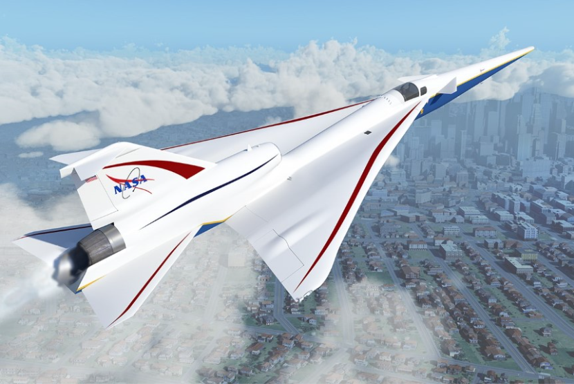 Badan Penerbangan dan Antariksa Amerika Serikat (NASA) akan menunjukkan kepada publik tampilan baru jet supersonik X-59 Quiet SuperSonic Technology (Quesst). Pesawat berteknologi tinggi itu dirancang NASA bersama produsen pesawat Lockheed Martin.