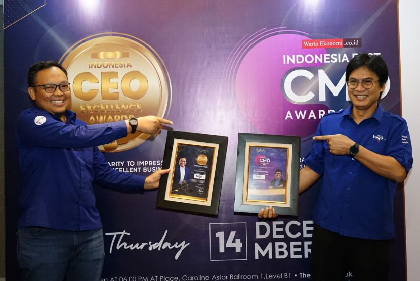 Tugu Insurance meraih dua penghargaan dalam Indonesia CEO Excellence Award dan Indonesia Best CMO Award 2023 yang diselenggarakan oleh Warta Ekonomi.