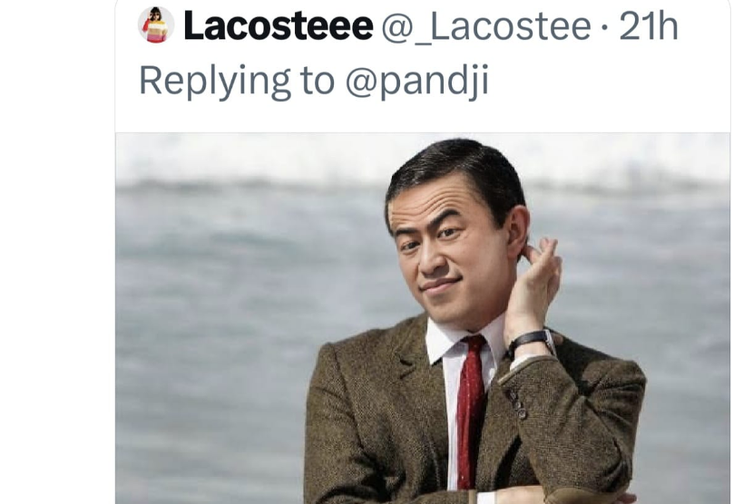 Wajah komika Pandji Pragiwagsono kena face swap secara bertubi-tubi sejak beberapa hari terakhir. Salah satunya memperlihatkan Mr Bean dengan wajah Pandji.