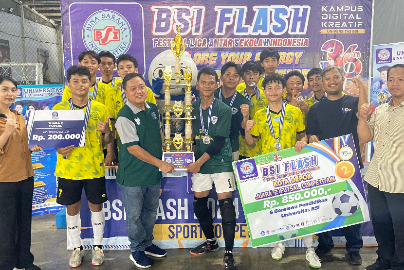Pada Futsal Competition BSI FLASH 2024 Kota Depok yang diselenggarakan oleh Universitas BSI (Bina Sarana Informatika) di Golden Sport Center (GSC), Kelapa Dua, Depok, SMA Bunda Kandung Jakarta meraih prestasi dengan menempati posisi juara kedua.