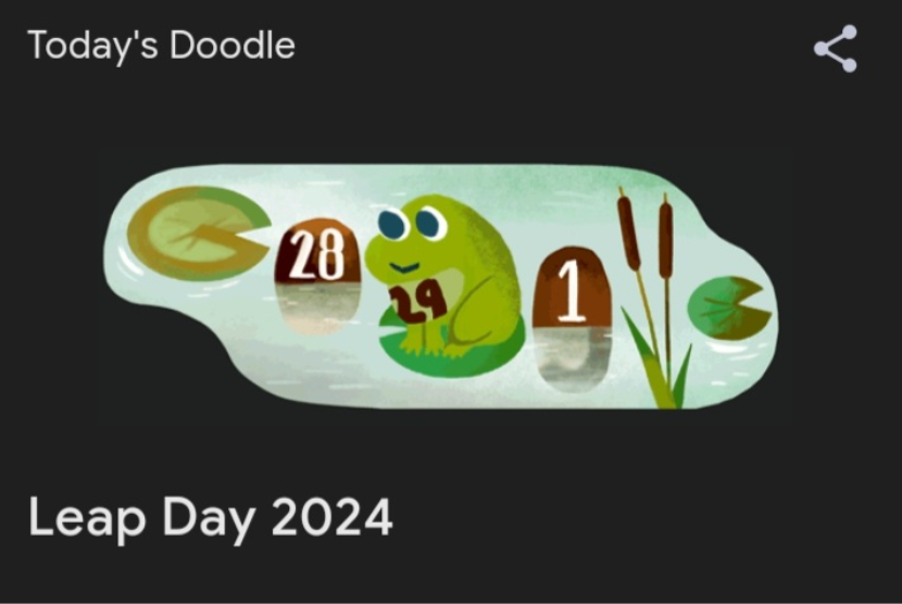Google Doodle rayakan hari kabisat