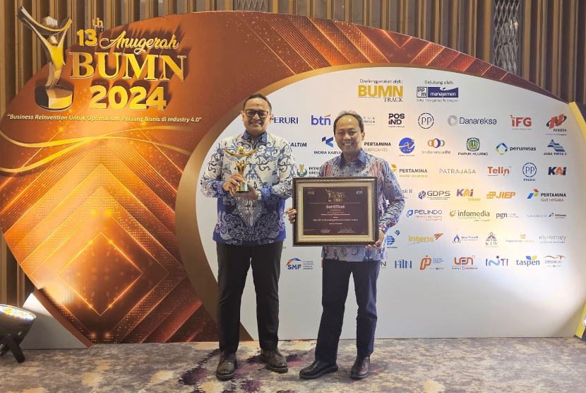 BRI Insurance menerima penghargaan di acara 13th Anugerah BUMN 2024 dari BUMN Track sebagai Terbaik II Kategori Program Perusahaan Pengembangan UMKM Anak Perusahaan BUMN.