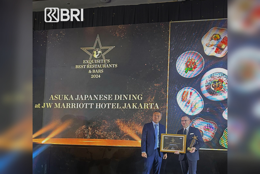 PT Bank Rakyat Indonesia (Persero) Tbk (BRI) dengan bangga mengumumkan dikungannya sebagai sponsor utama acara penghargaan Exquisite’s Best Restaurants & Bars 2024