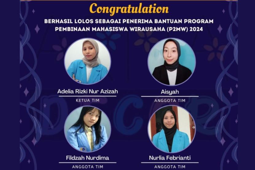 Mahasiswa Universitas Nusa Mandiri (UNM) kembali mengukir prestasi bidang kewirausahaan dengan berhasil lolos sebagai salah satu penerima bantuan Program Pembinaan Mahasiswa Wirausaha (P2MW) 2024.