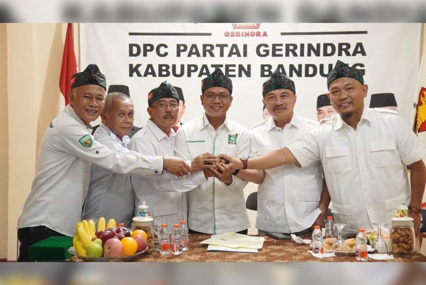 Gerindra resmi bergabung mendukung Dadang Supariatna sebagai bakal calon Bupati Bandung di Pilkada Kabupaten Bandung 2024.